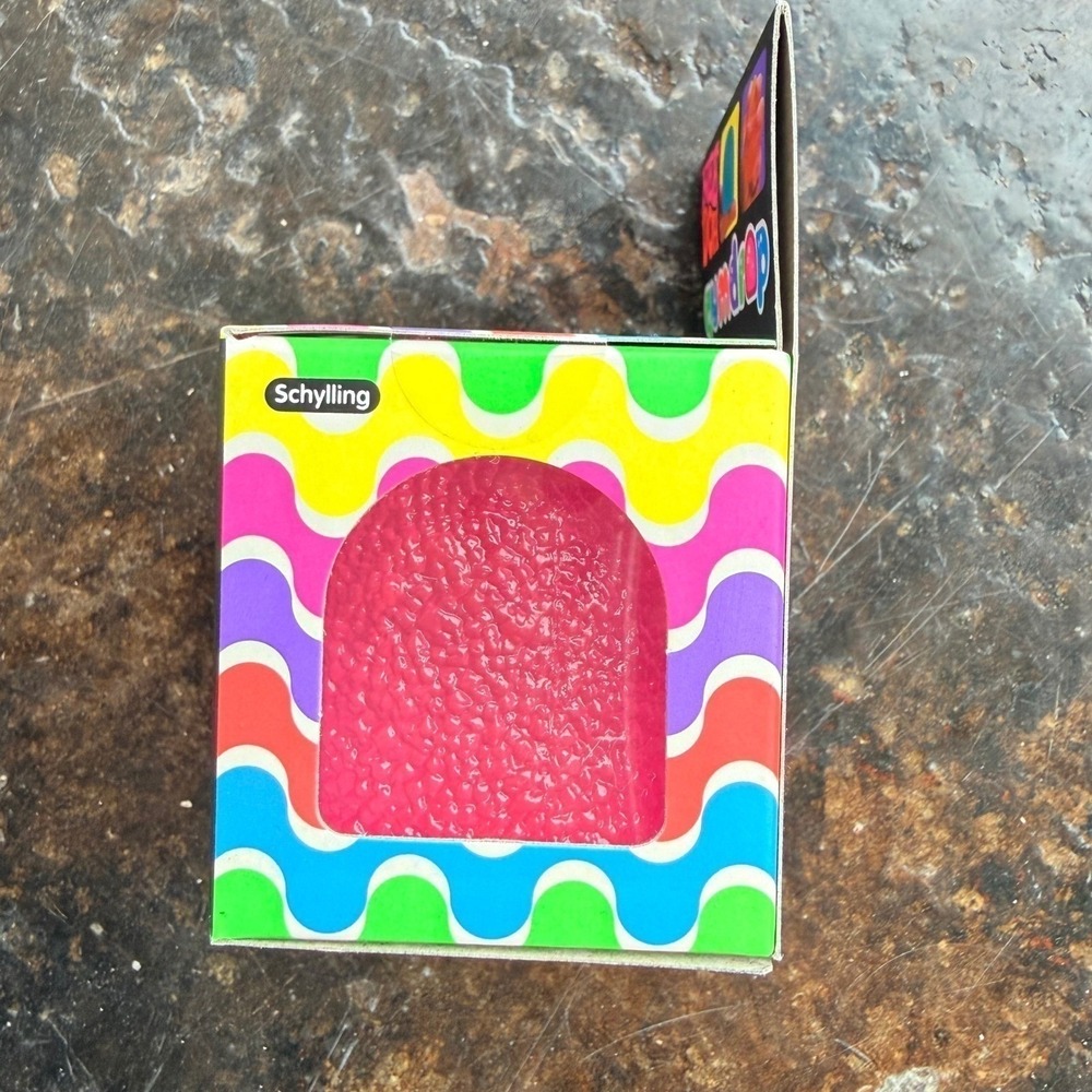 NeeDoh Gumdrop Fidget Toy Nee Doh Super Solid Squish Sensory Stress Pink NWT - Picture 2 of 5